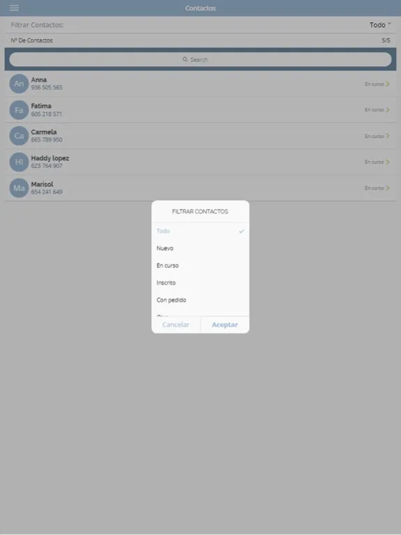 Oriflame CRM iPad 應用截圖