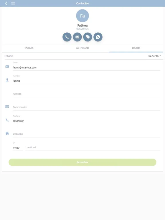 Oriflame CRM iPad 應用截圖