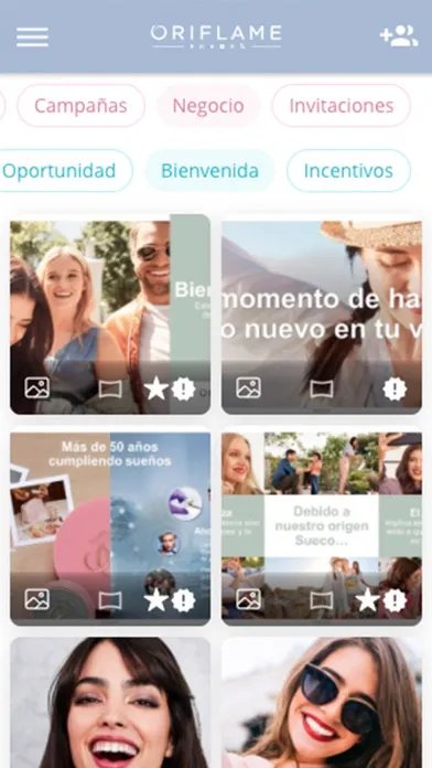 Capturas de pantalla de ORIFLAME FANS