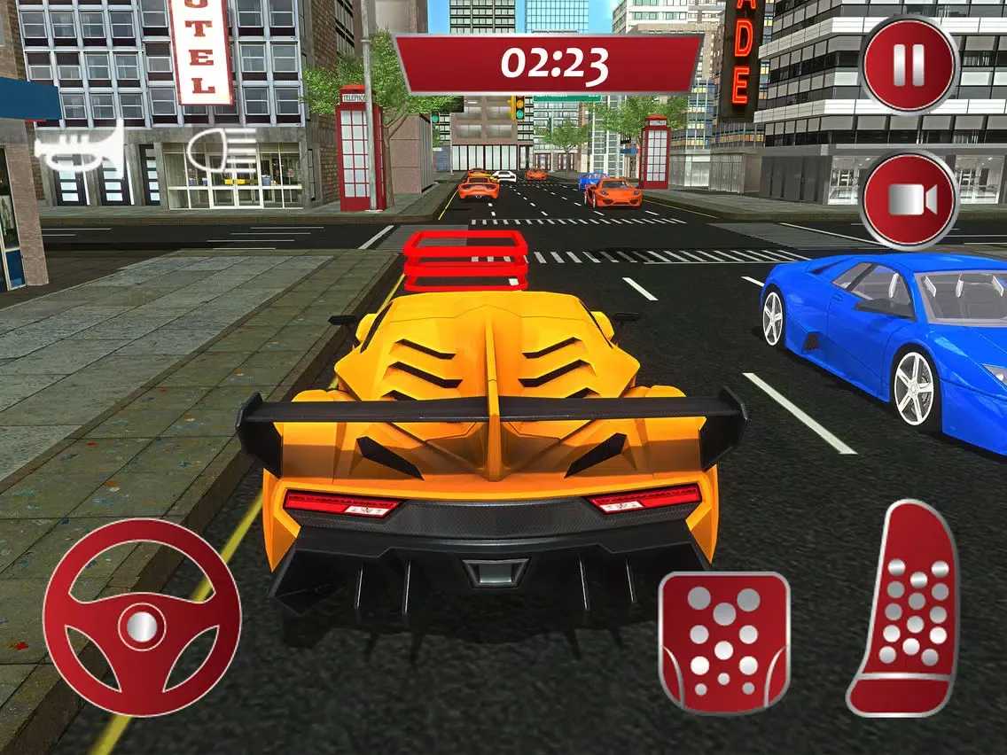 Captures d'écran de City Driving School Simulator iPad 