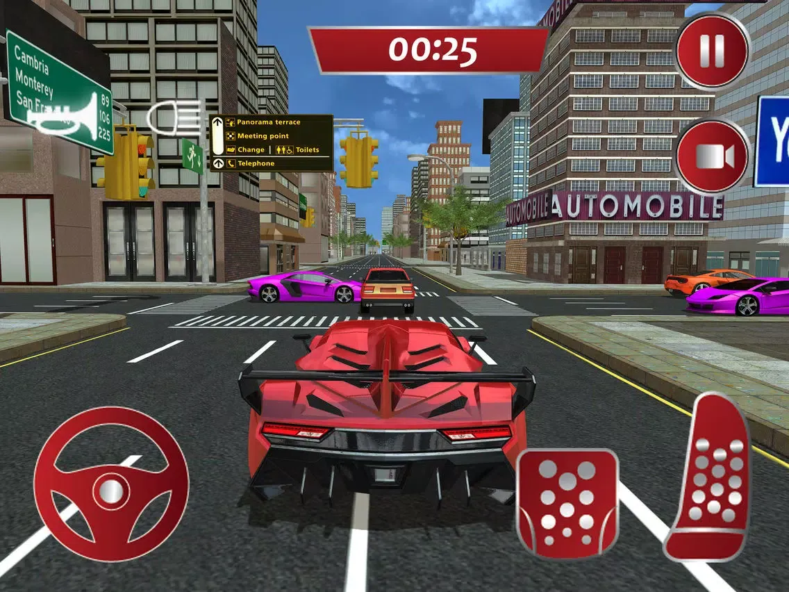 Captures d'écran de City Driving School Simulator iPad 