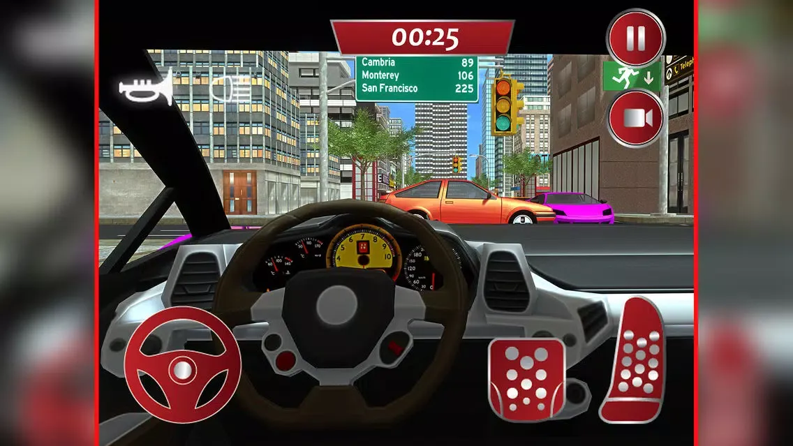 Captures d'écran de City Driving School Simulator