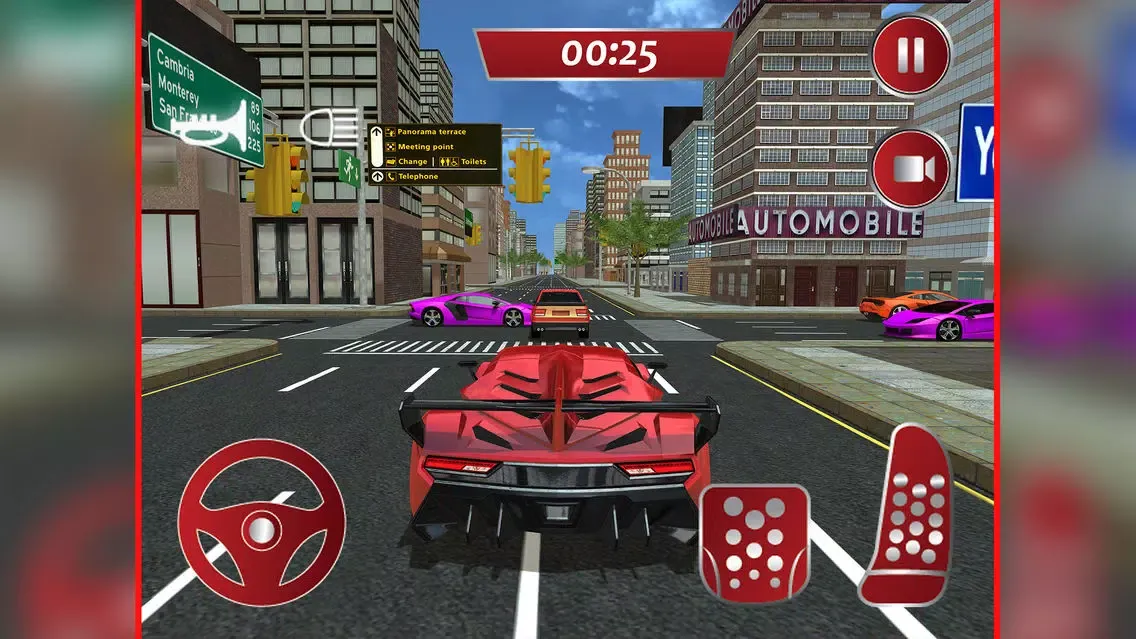 Captures d'écran de City Driving School Simulator