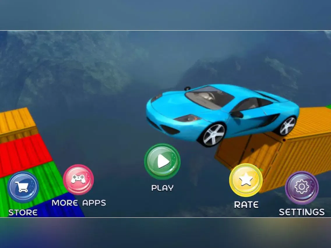 Tangkapan layar Impossible Track Car Stunts Ra iPad 