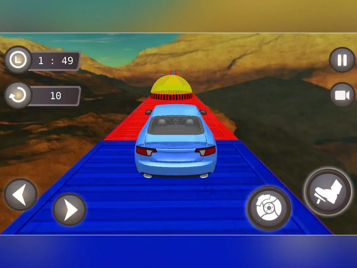 Tangkapan layar Impossible Track Car Stunts Ra iPad 