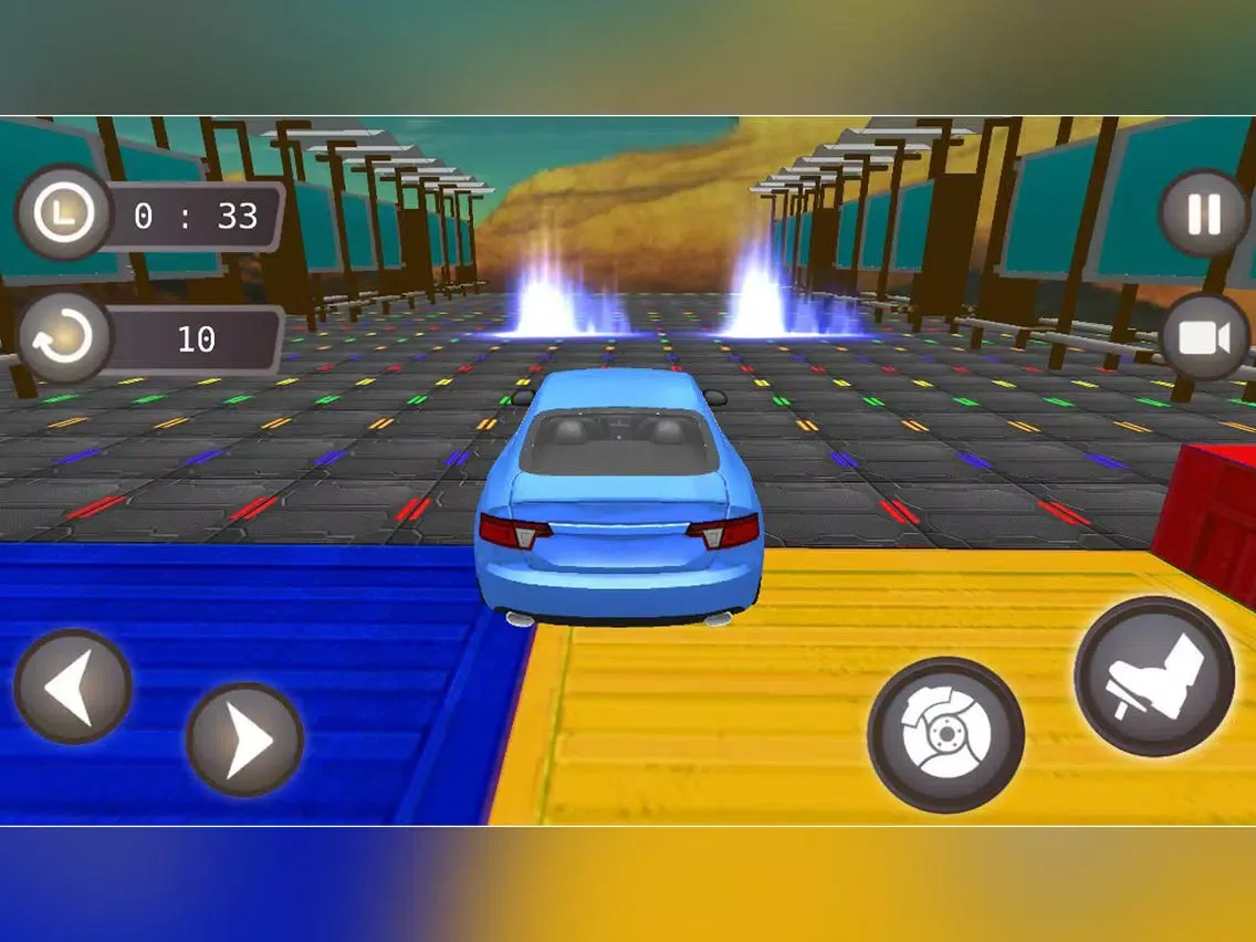 Tangkapan layar Impossible Track Car Stunts Ra iPad 