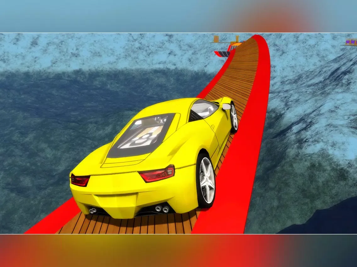 Tangkapan layar Impossible Track Car Stunts Ra iPad 