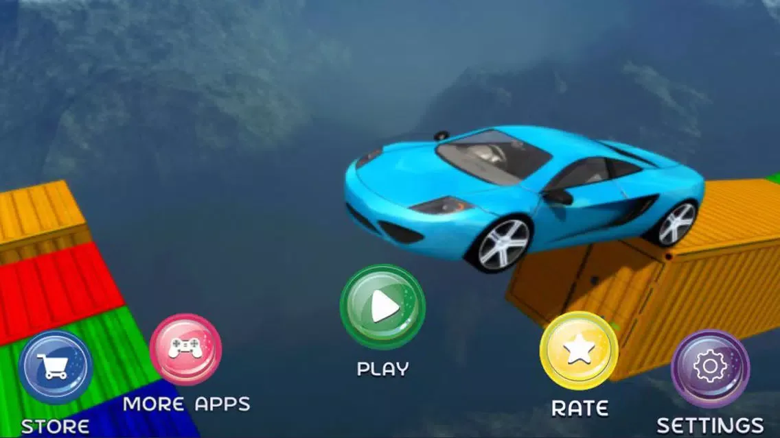 Tangkapan layar Impossible Track Car Stunts Ra
