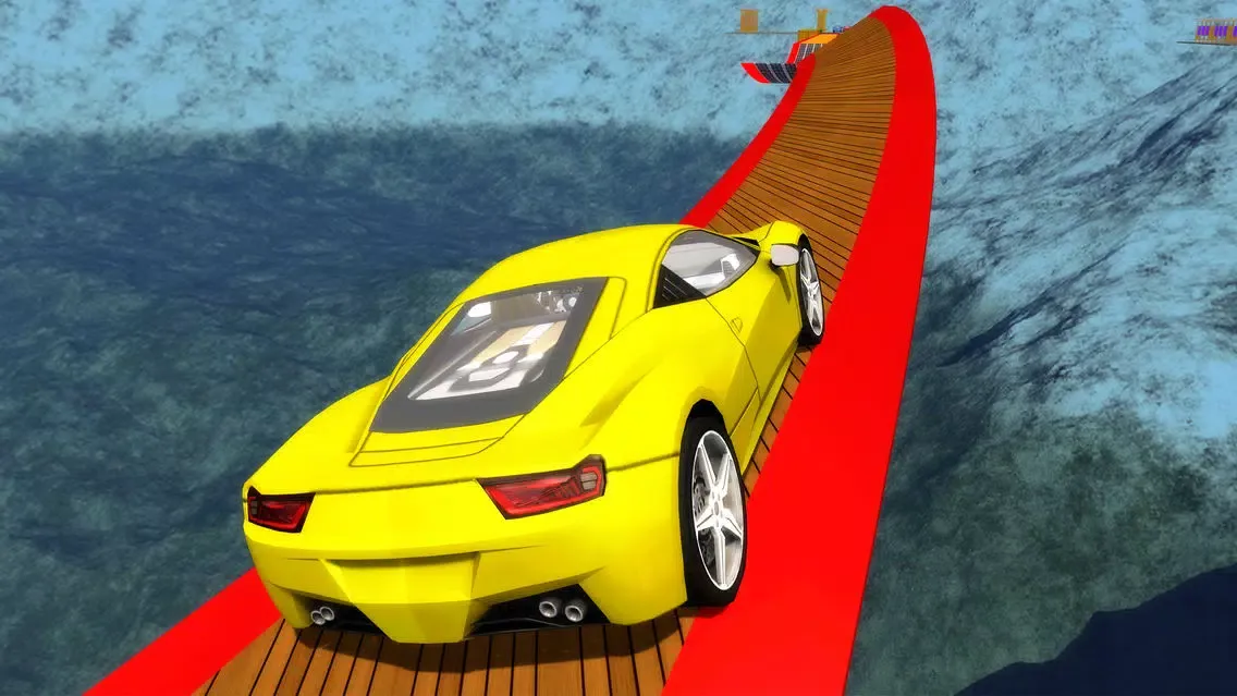 Tangkapan layar Impossible Track Car Stunts Ra