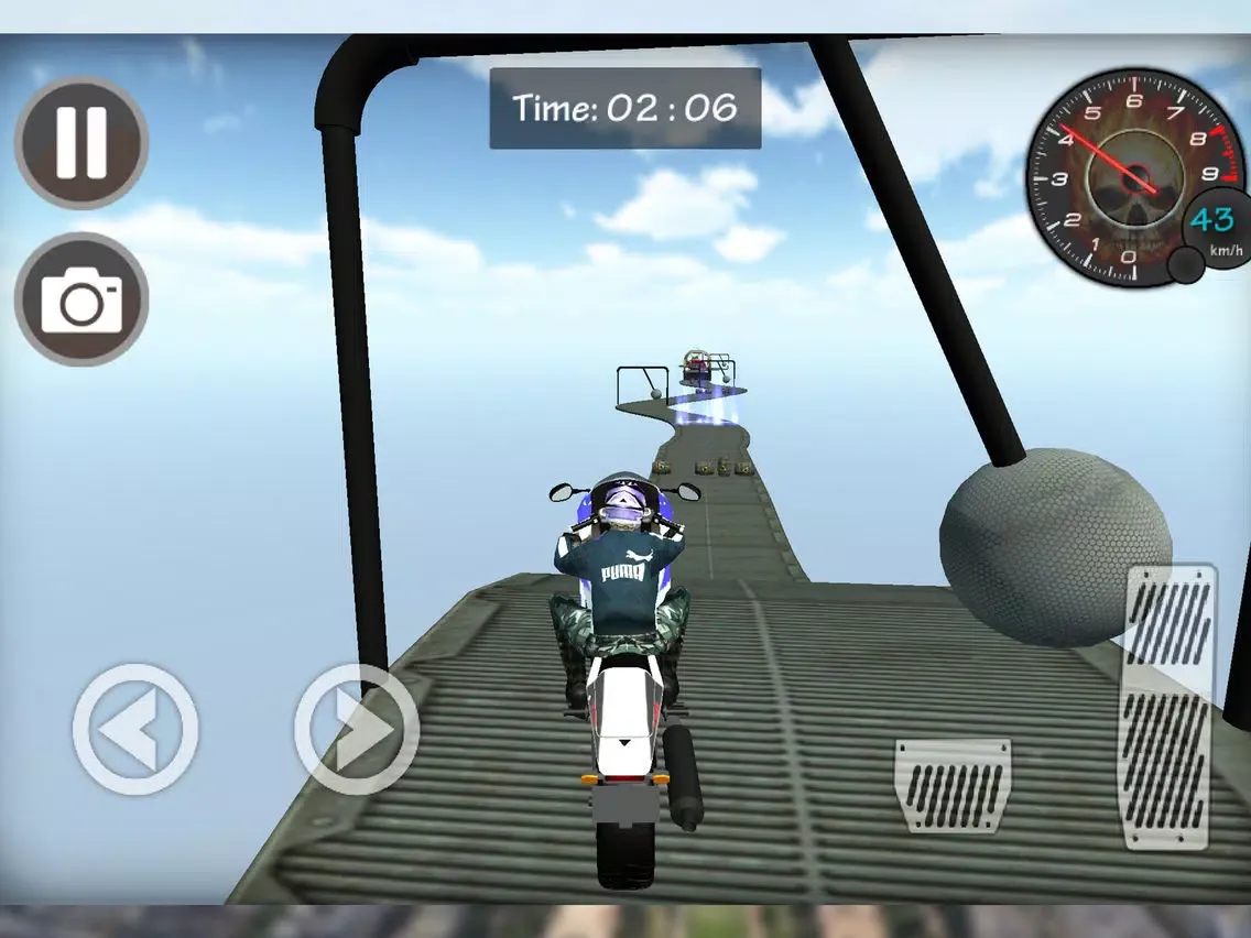 Capturas de pantalla de Real Biker Stunts iPad 