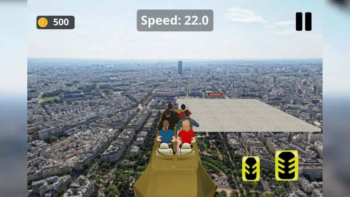 Captures d'écran de Rollercoaster Stunts Rush