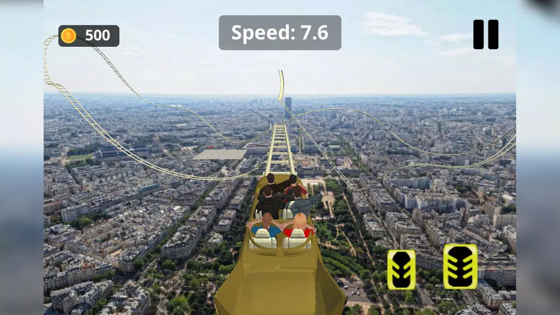 Tangkapan layar Rollercoaster Stunts Rush