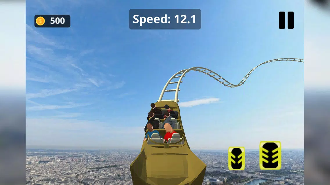 Tangkapan layar Rollercoaster Stunts Rush