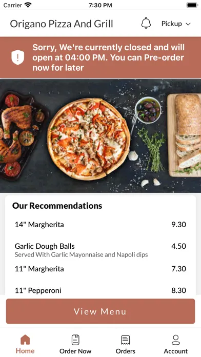 Скриншоты Origano Pizza And Grill