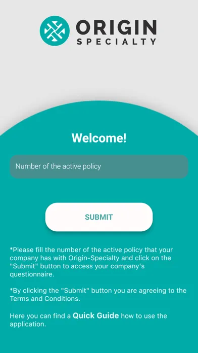 Screenshot di Origin Specialty Loss Control