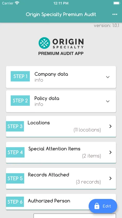 Capturas de pantalla de Origin Specialty Premium Audit
