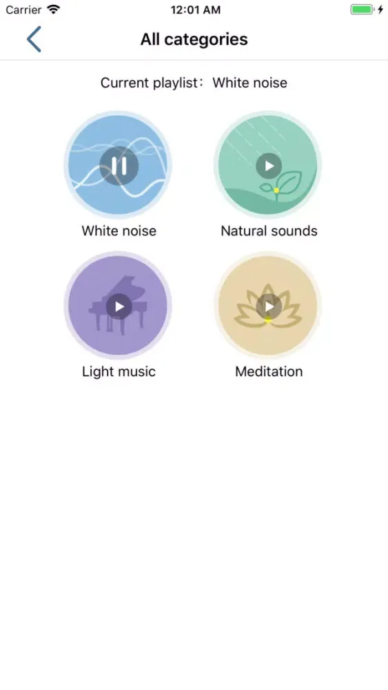Ảnh chụp màn hình của Sound & sleep - White noise