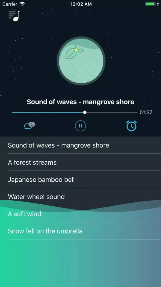 Ảnh chụp màn hình của Sound & sleep - White noise