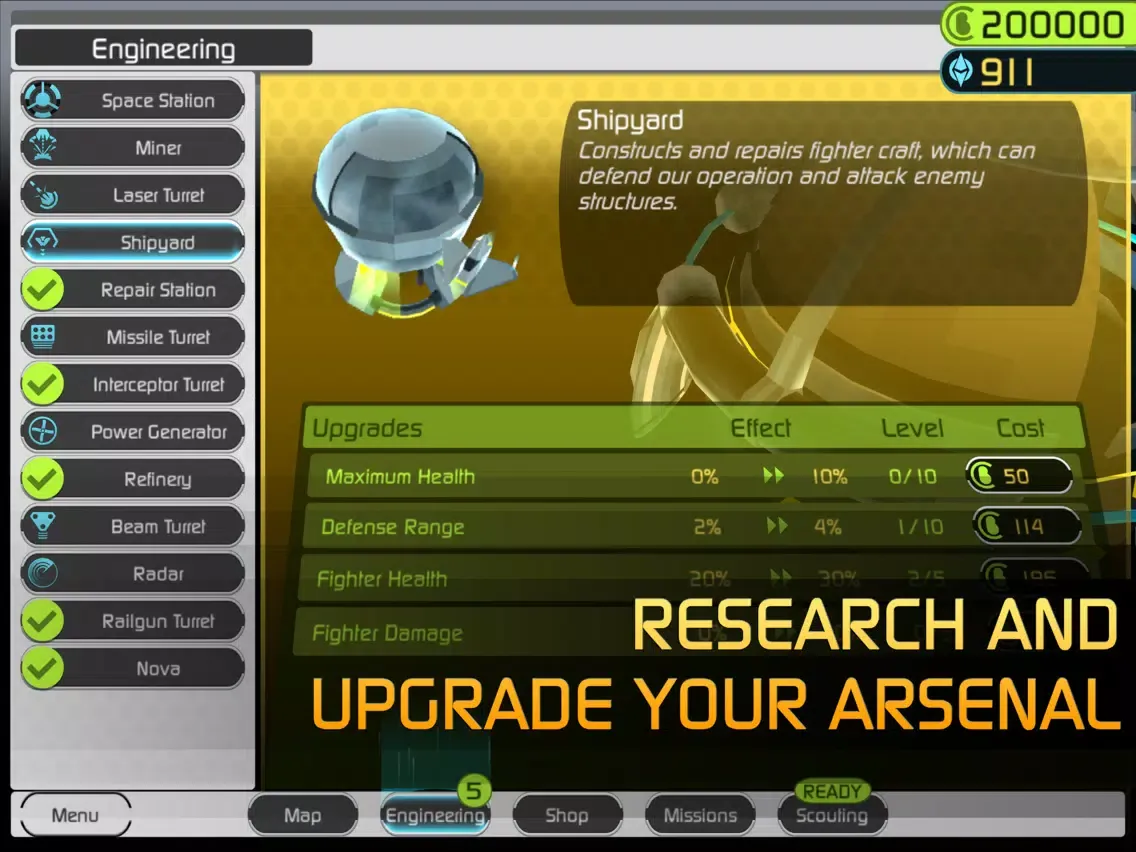 Solar Siege iPad  स्क्रीनशॉट