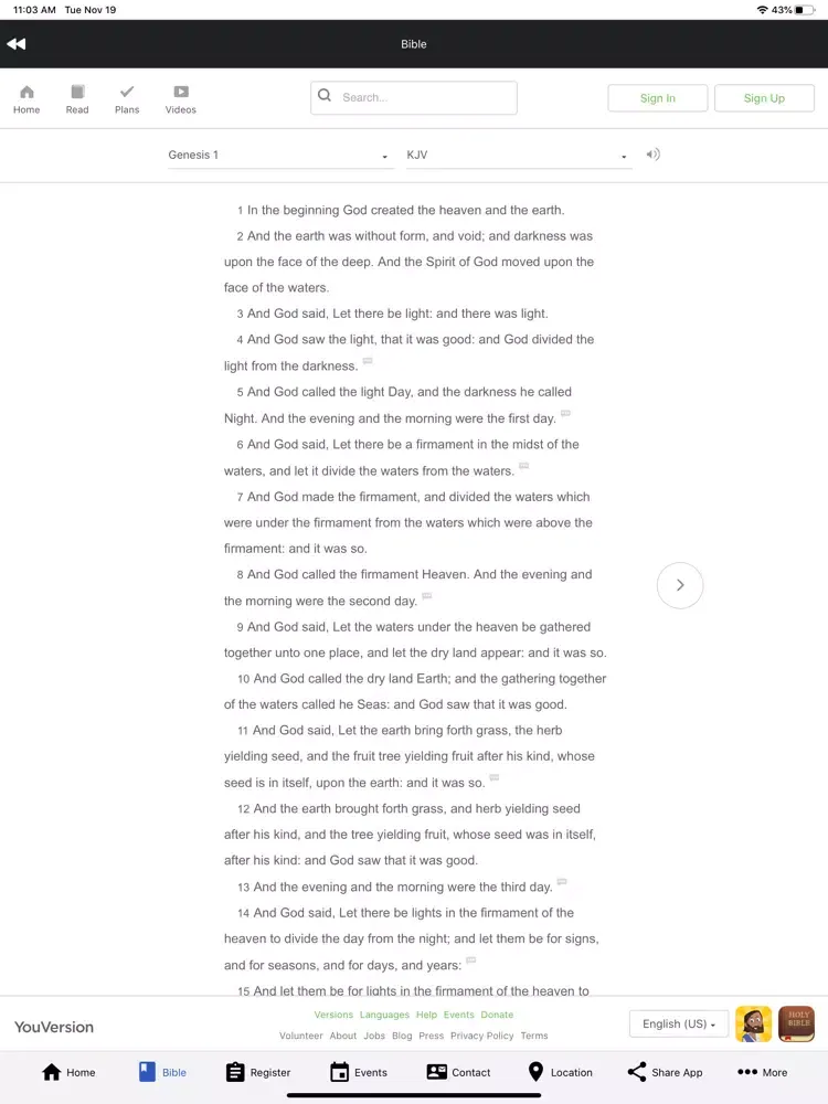 CFCIBC Blantyre iPad  Screenshots