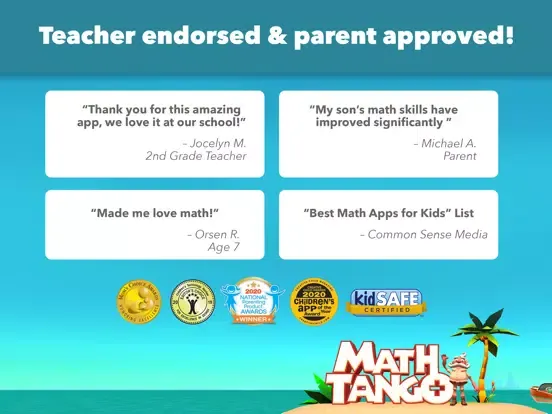 ภาพหน้าจอของ MathTango: Grades K-5 Learning iPad 