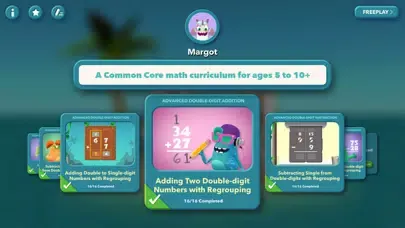 Zrzuty ekranu MathTango: School Edition