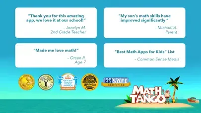 Zrzuty ekranu MathTango: School Edition