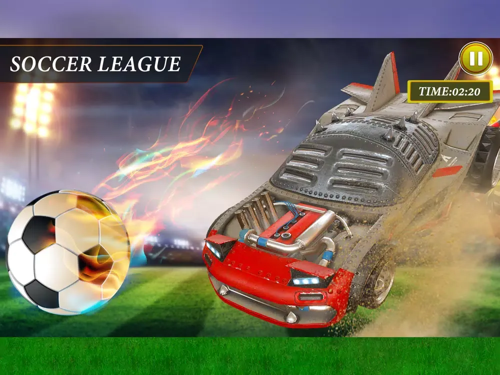 Captures d'écran de Car Soccer Rocketball League! iPad 