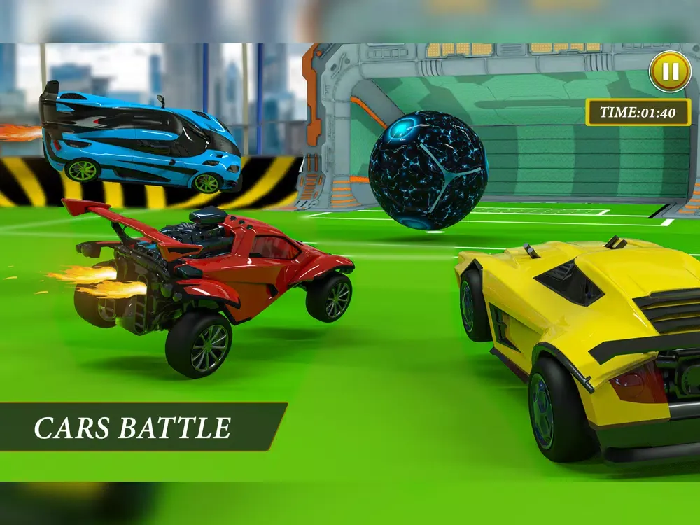 Captures d'écran de Car Soccer Rocketball League! iPad 