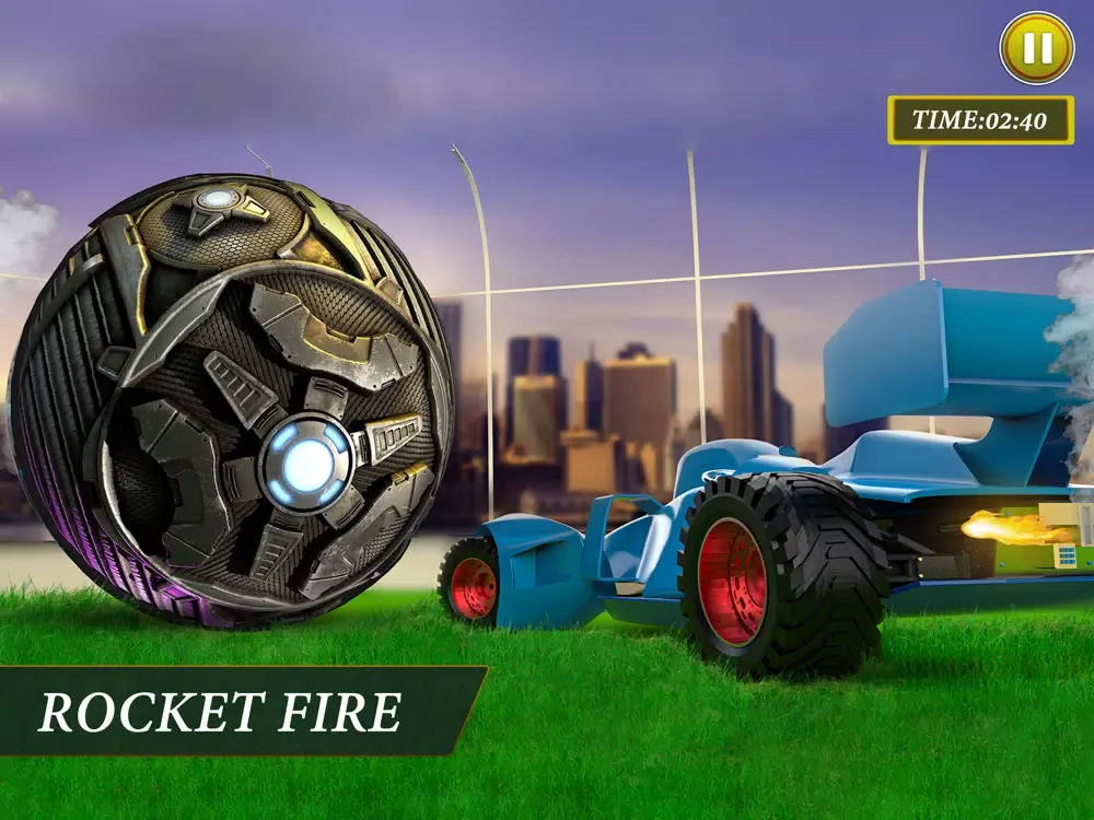 Captures d'écran de Car Soccer Rocketball League! iPad 