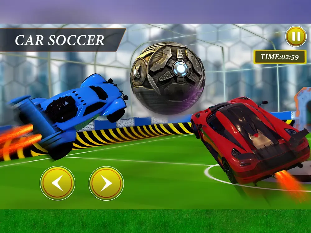 Captures d'écran de Car Soccer Rocketball League! iPad 