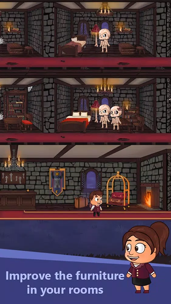 Capturas de tela do Monstrous Hotel of Monsters
