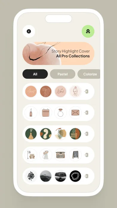 Capturas de tela do Highlight Cover Maker Storyart