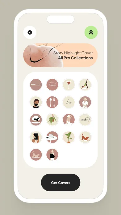 Capturas de tela do Highlight Cover Maker Storyart