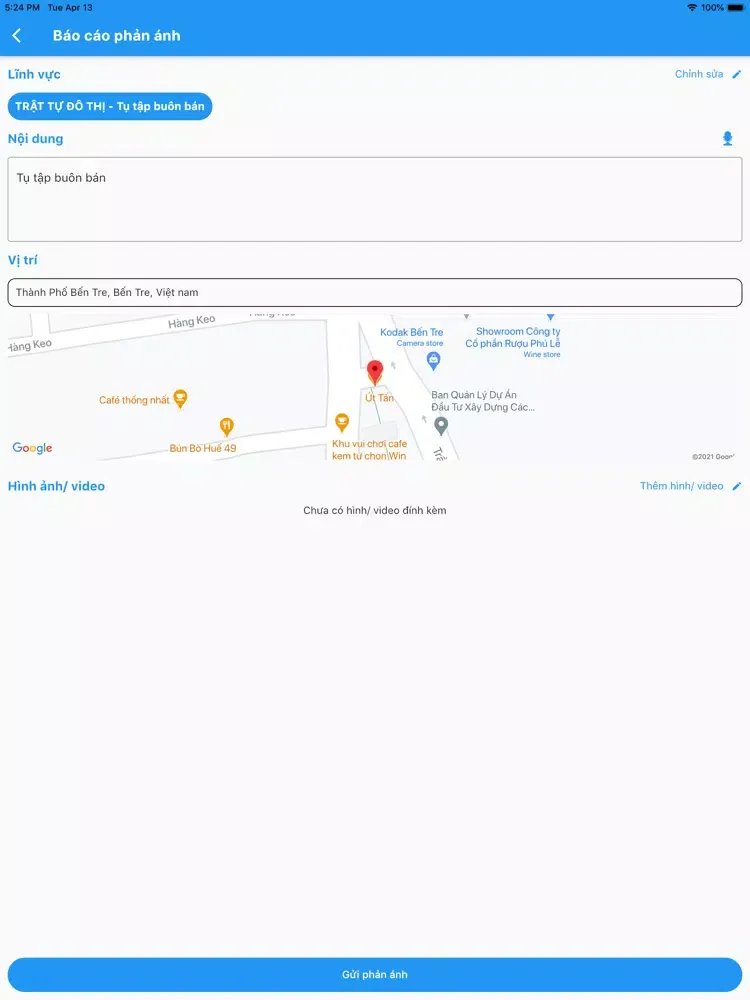 Captures d'écran de TP Bến Tre Trực Tuyến iPad 