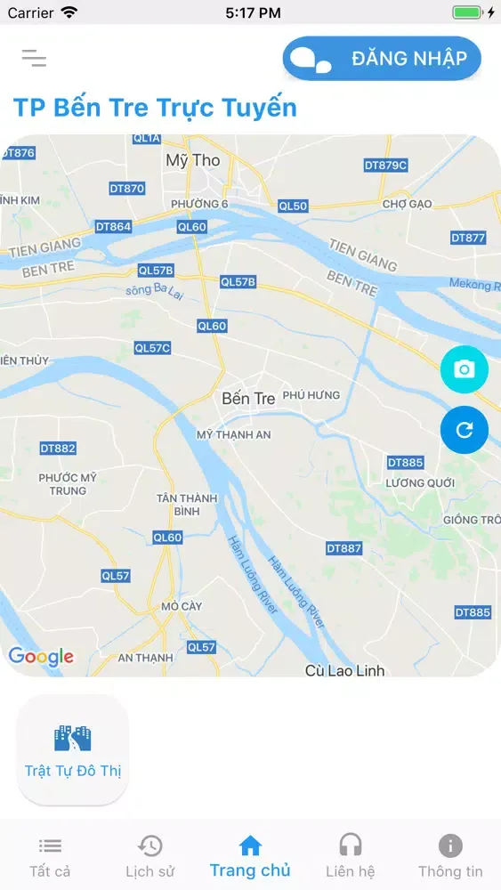 Captures d'écran de TP Bến Tre Trực Tuyến