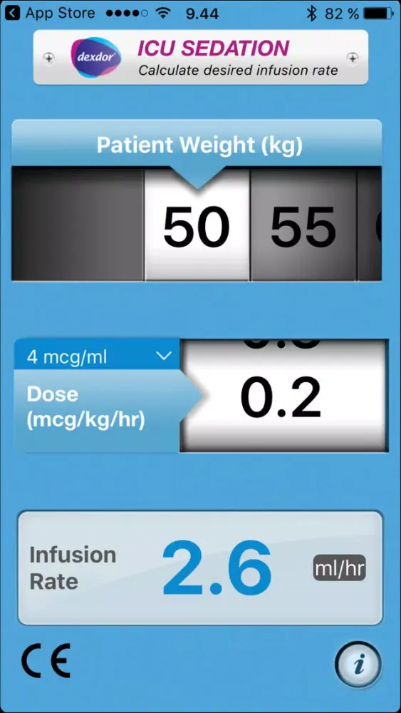 Capturas de tela do Dexdor Dosing Calculator for iPad
