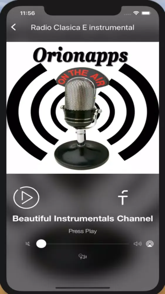 Capturas de tela do Classical Instrumental Radio