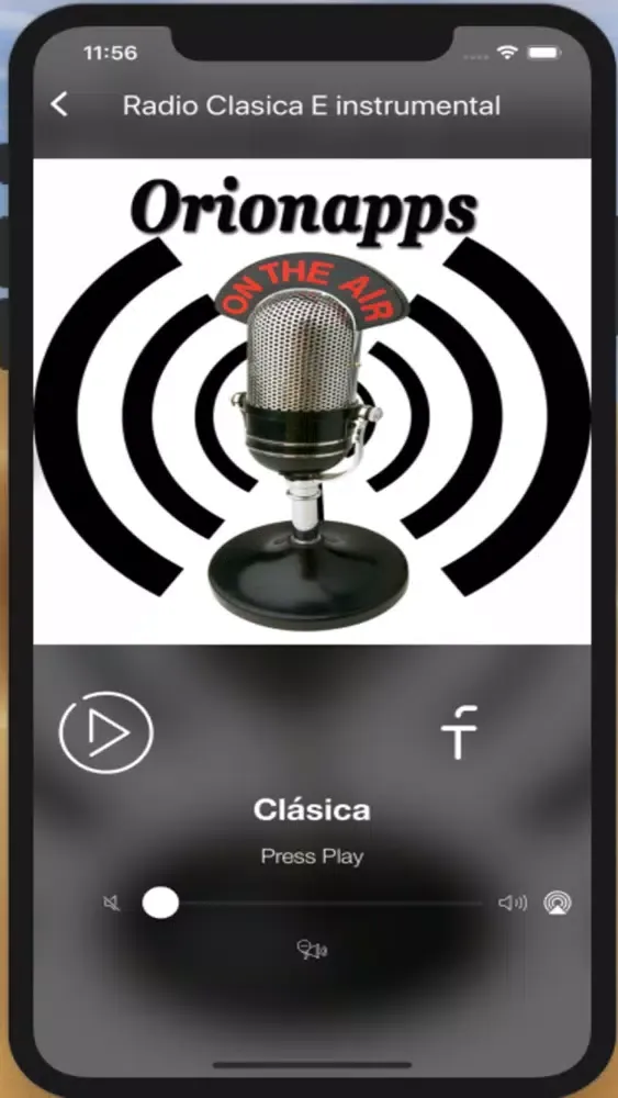 Capturas de tela do Classical Instrumental Radio