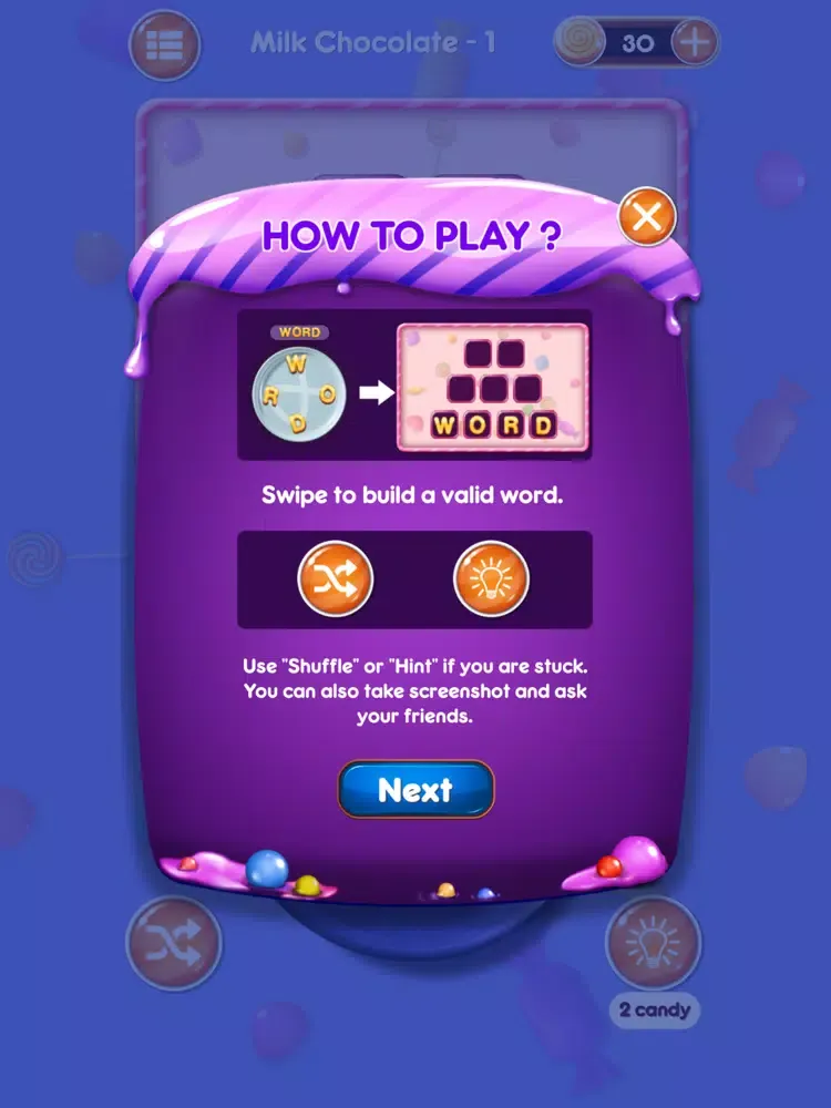 Word Candy Puzzle Connect iPad  স্ক্রিনশট