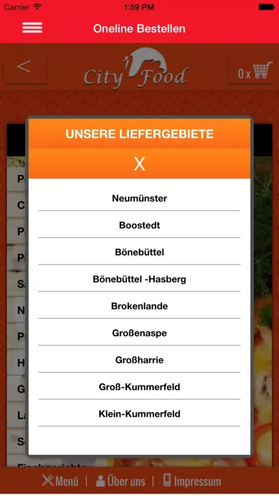 Captures d'écran de City Food