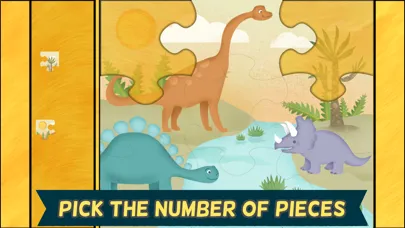 Capturas de tela do Dinosaur Games for Kids: Puzzles