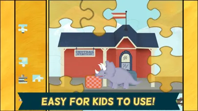 Capturas de tela do Dinosaur Games for Kids: Puzzles