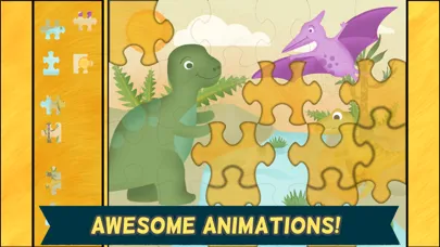 Capturas de tela do Dinosaur Games for Kids: Puzzles