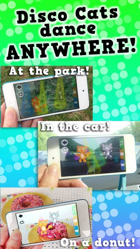 Capturas de pantalla de Disco Cats Augmented Reality