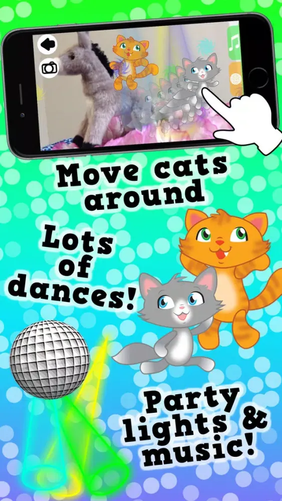Capturas de pantalla de Disco Cats Augmented Reality
