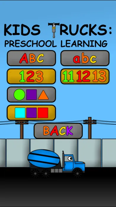 Kids Trucks: Preschool Learning应用截图