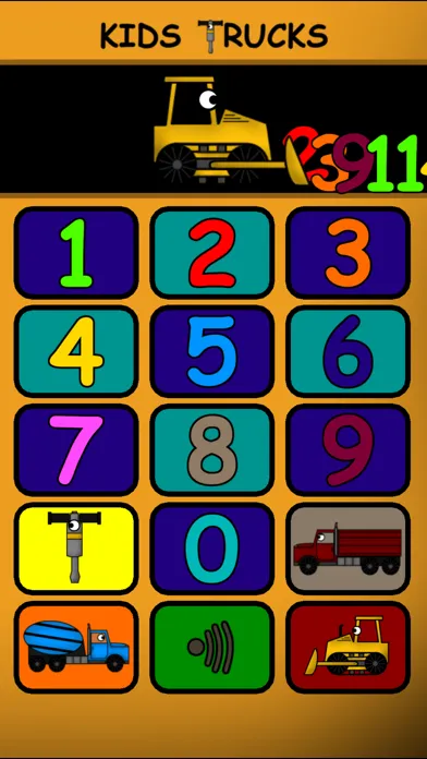 Kids Trucks: Preschool Learning应用截图