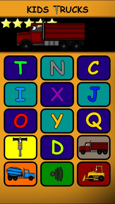 Kids Trucks: Preschool Learning应用截图