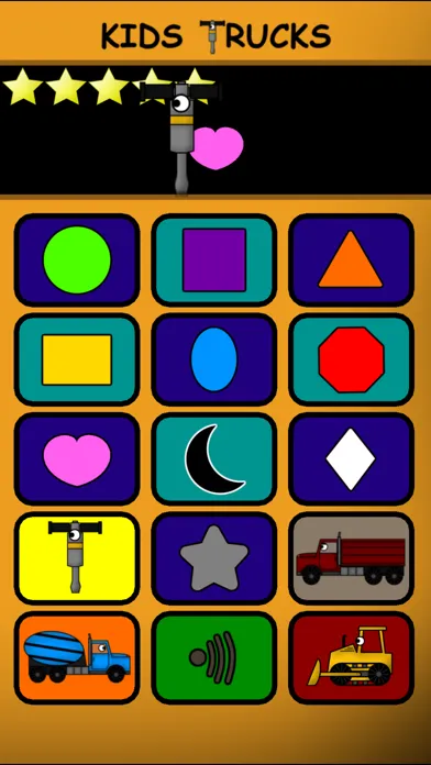 Kids Trucks: Preschool Learning应用截图